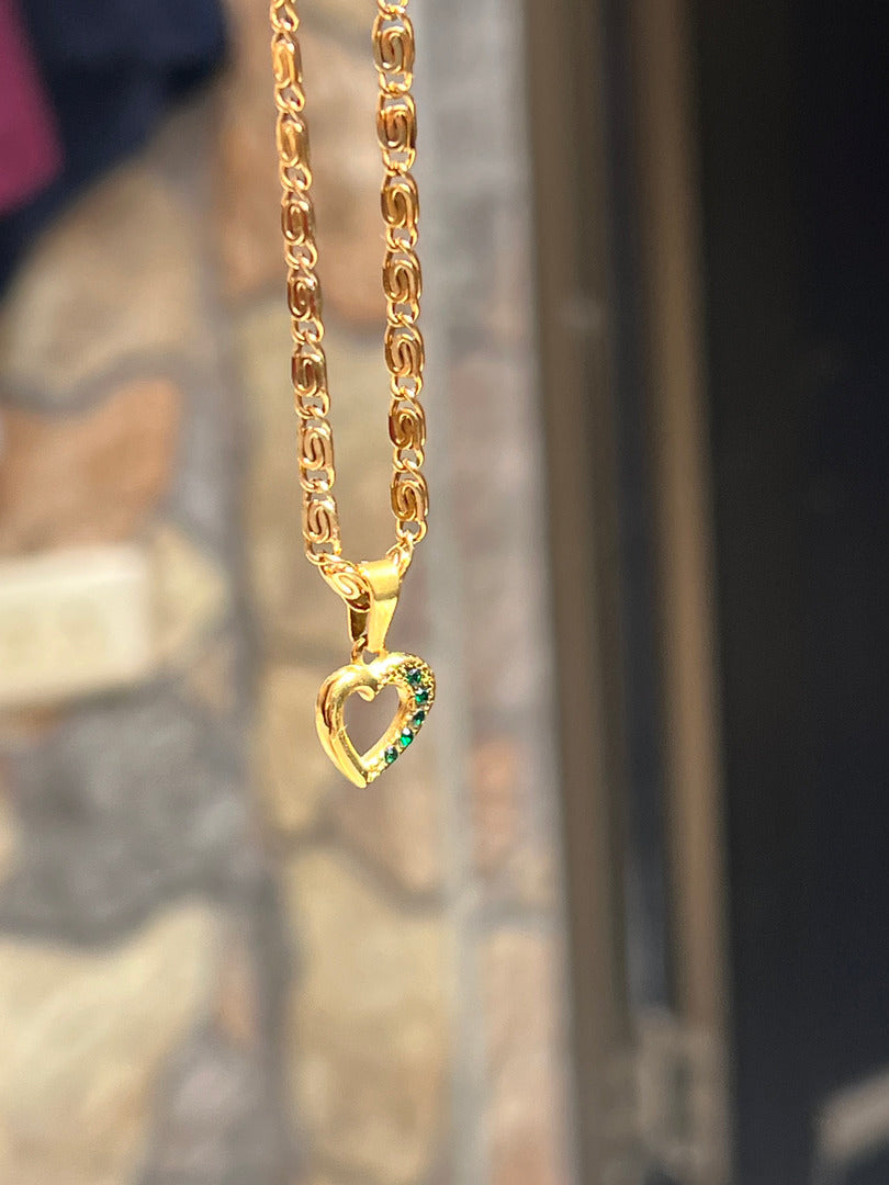 Set Cadena Clip + Dije