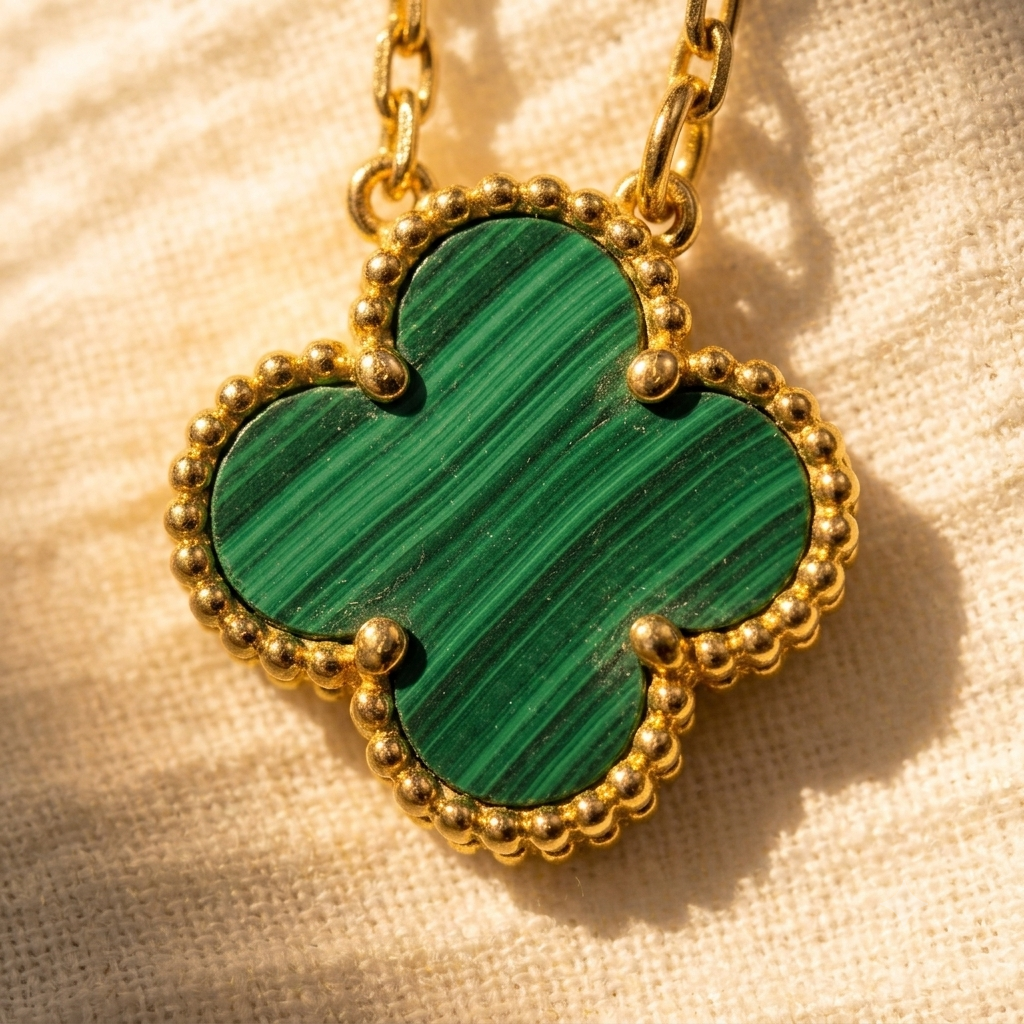 Gargantilla Clover verde